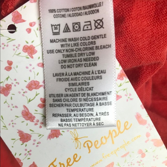 Free People Let It Go Muscle Tee Tulip - Picture 7 of 8